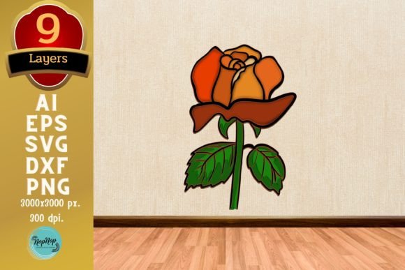 3D Layered Rose: A Guide to This Stunning Design Asset