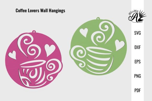 Coffee Lovers Laser Cut Wall Hangings
