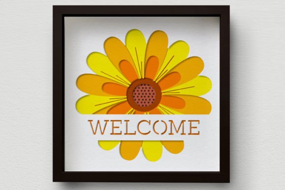 Create Stunning Depth with a 3D Sunflower Shadow Box SVG