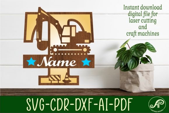 Digger Capital Monogram Letter T SVG Design