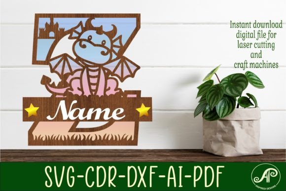 Dragon Capital Monogram Letter Z SVG Cut
