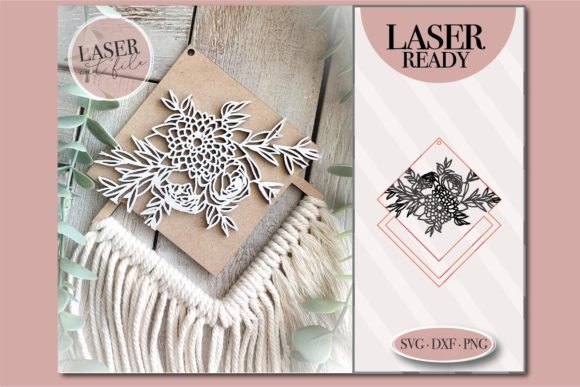 Floral Macrame SVG: A Romantic Crafting Template