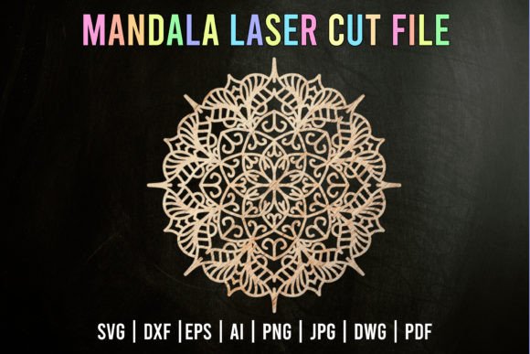 Laser Cut Mandala, Mandala Cut File 11: Precision Design