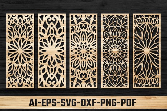 Laser Cut Ornamental Panel Template 13: Elegant Wall Decor