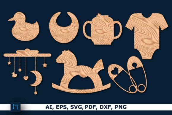 Paper Cut Baby Element Svg Bundle: Creative Design Assets
