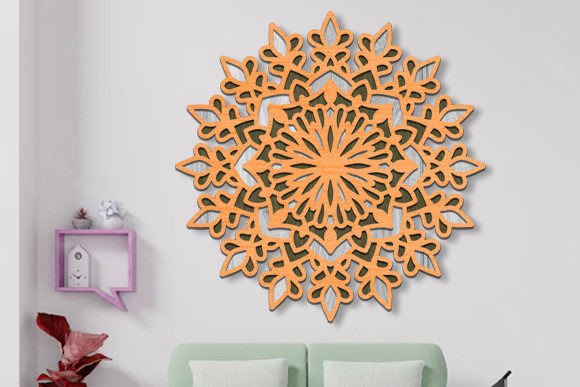 Stunning 3D Layered Mandala Laser Cut SVG Designs